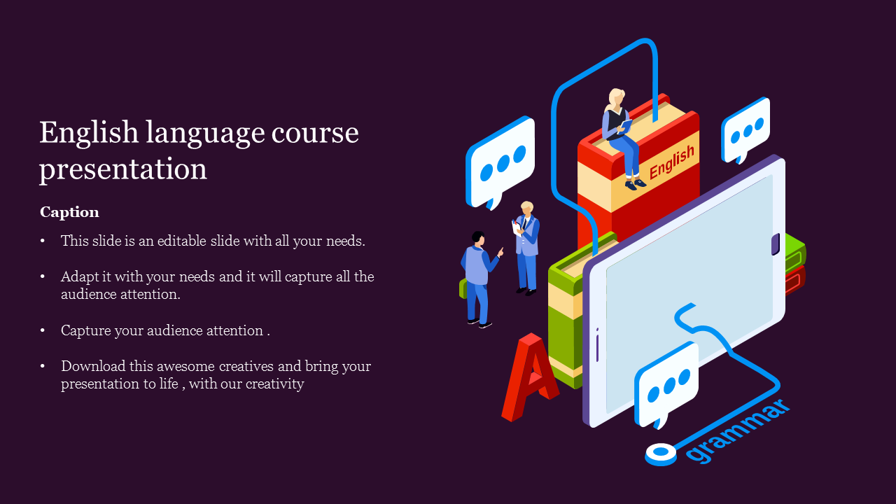 Best english language course presentation